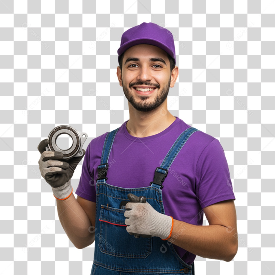 Profissional Mecânico PNG Transparente