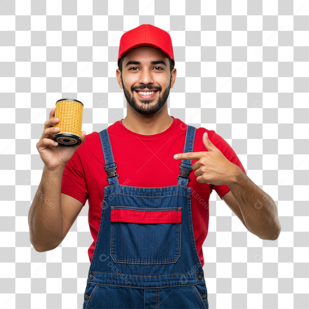 Profissional Mecânico PNG Transparente