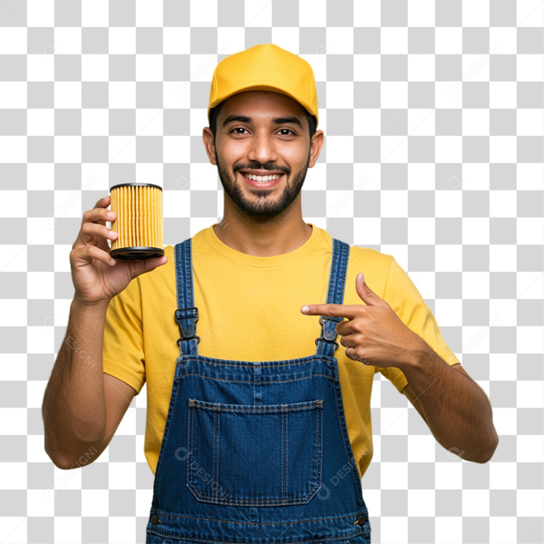 Profissional Mecânico PNG Transparente