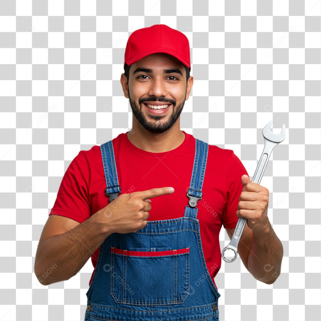 Profissional Mecânico PNG Transparente