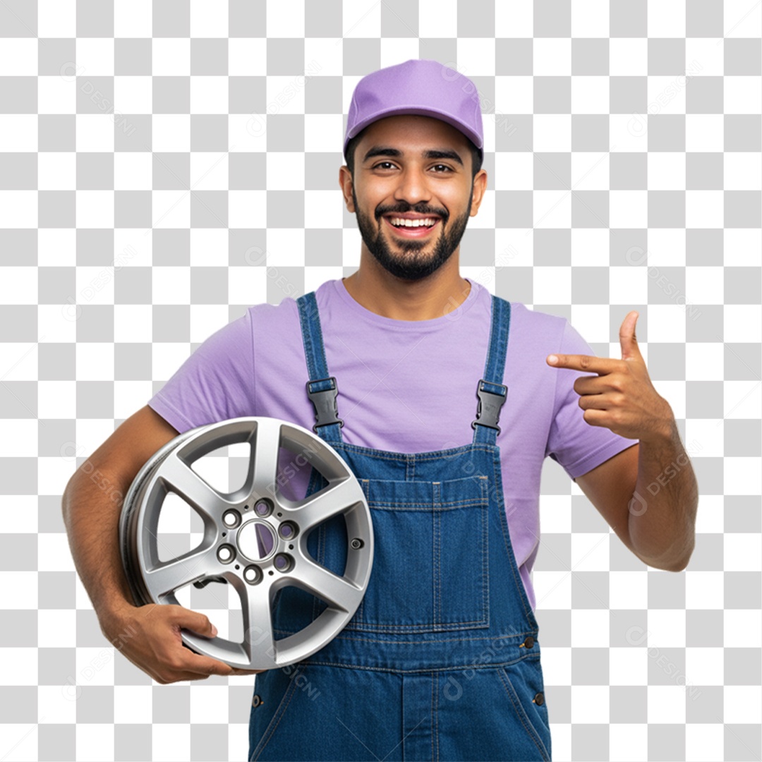 Profissional Mecânico PNG Transparente