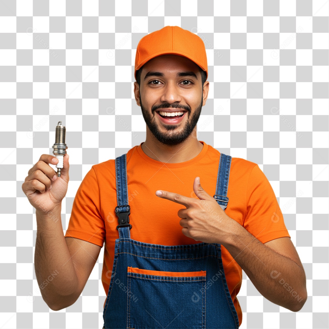 Profissional Mecânico PNG Transparente