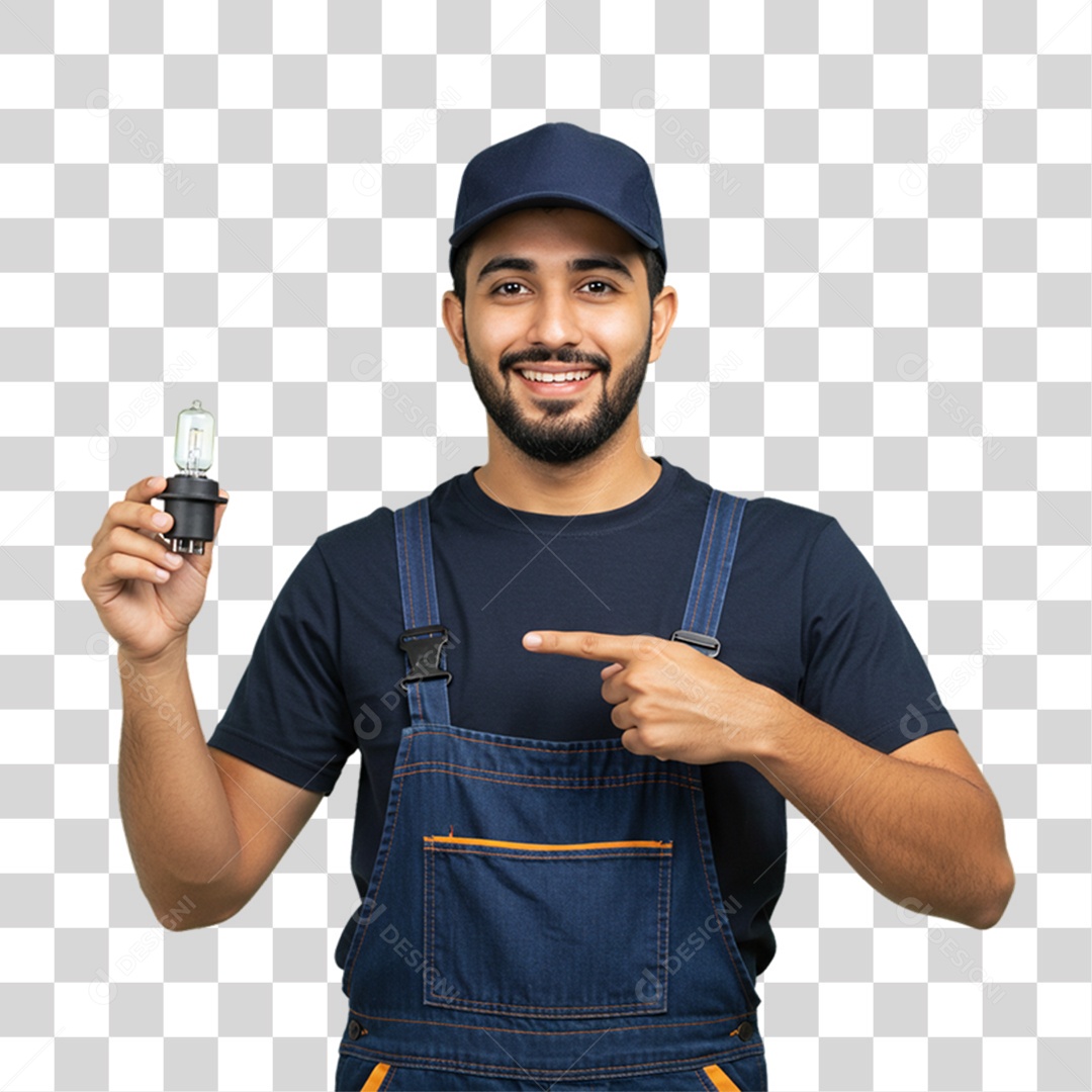 Profissional Mecânico PNG Transparente