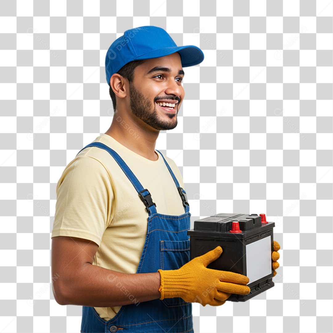 Profissional Mecânico PNG Transparente