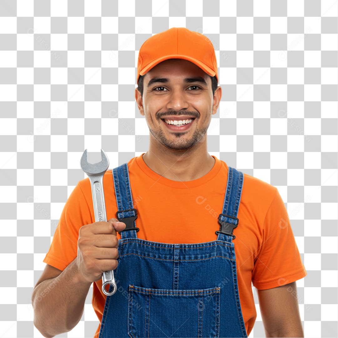 Profissional Mecânico PNG Transparente