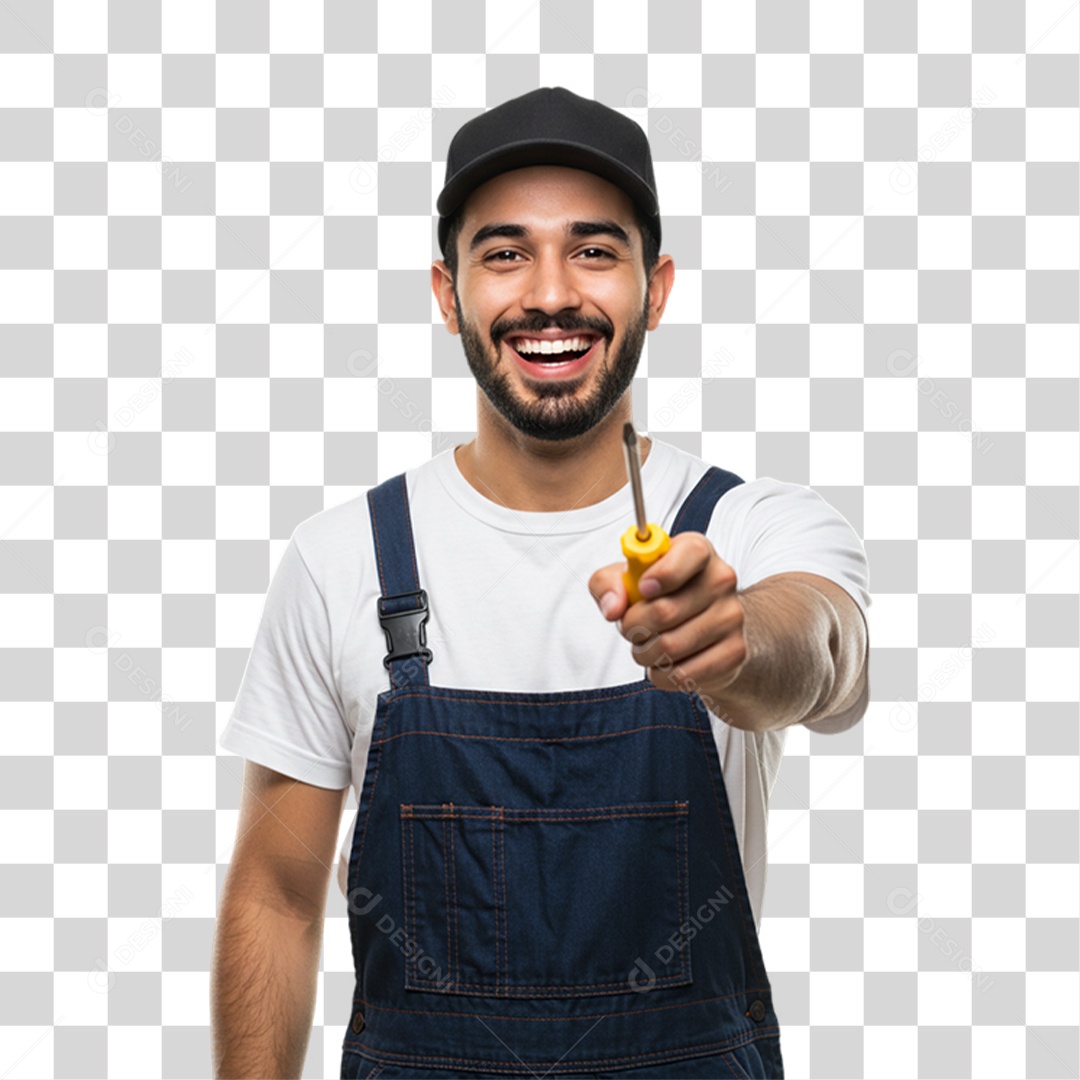 Profissional Mecânico PNG Transparente