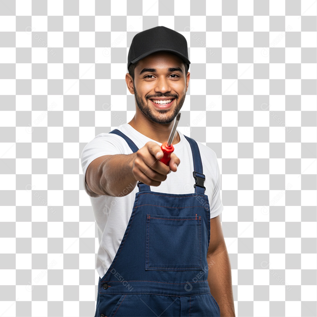 Profissional Mecânico PNG Transparente