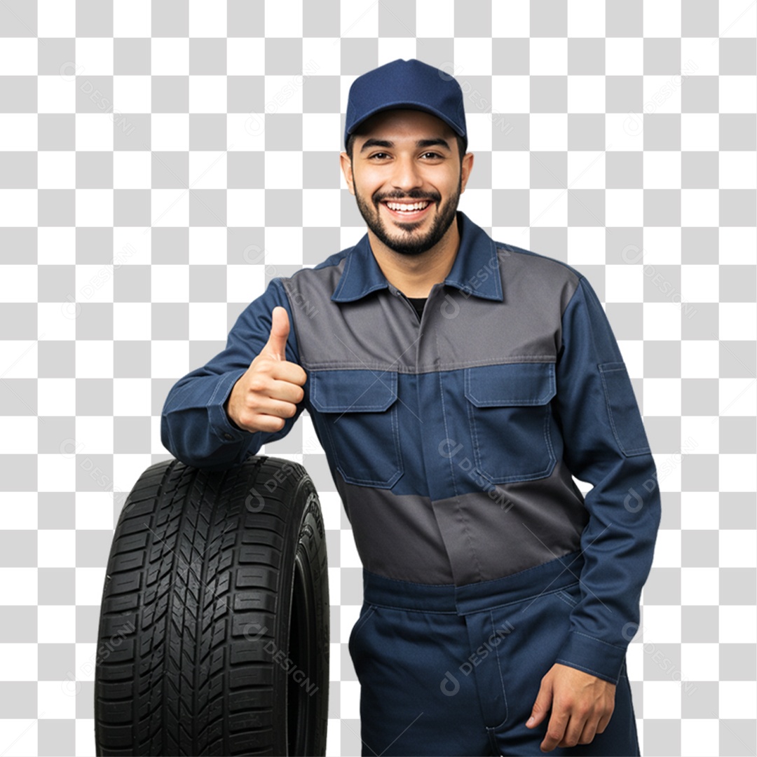 Profissional Mecânico PNG Transparente