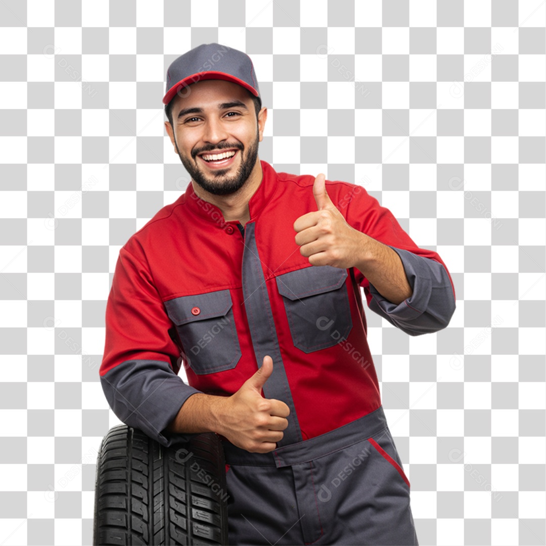 Profissional Mecânico PNG Transparente