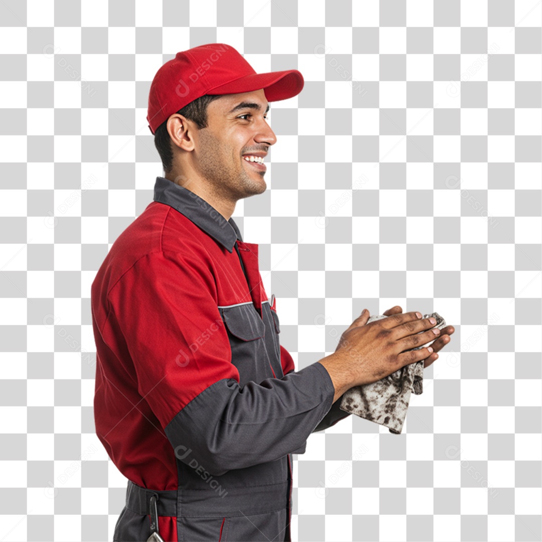 Profissional Mecânico PNG Transparente