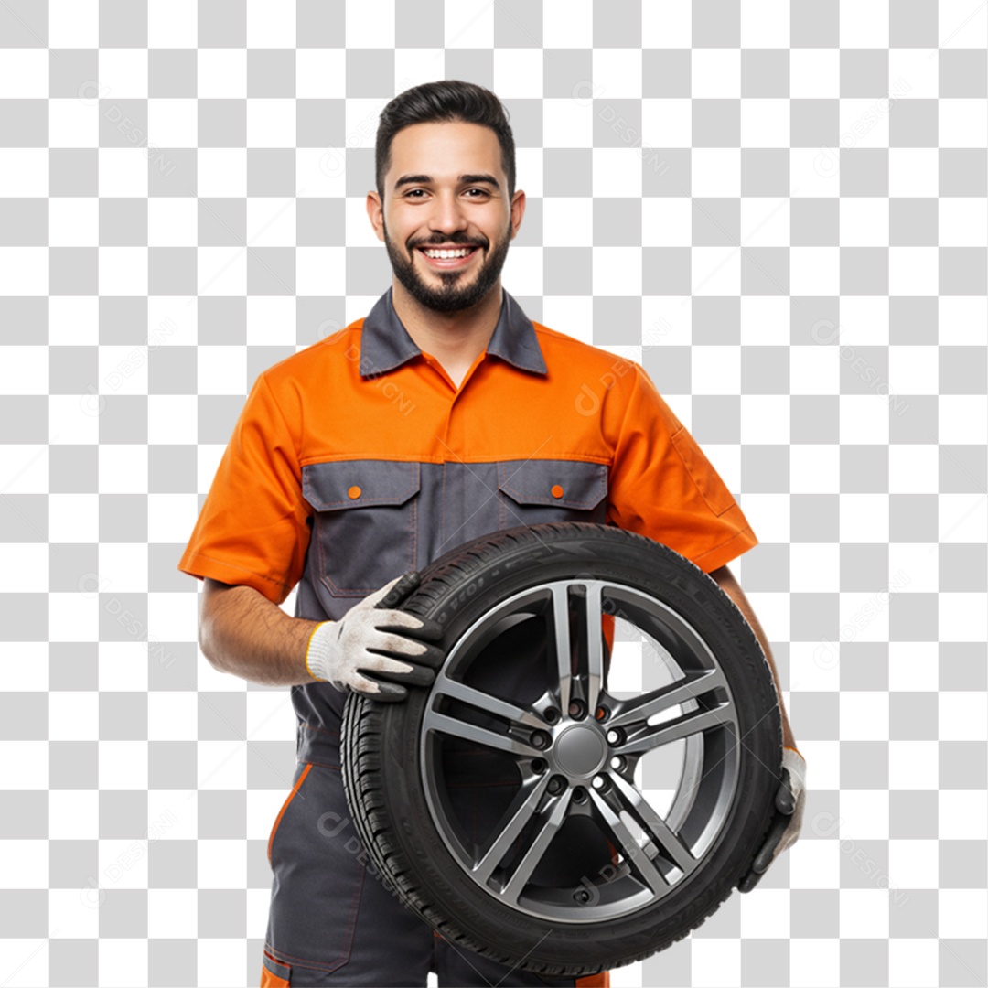 Profissional Mecânico PNG Transparente