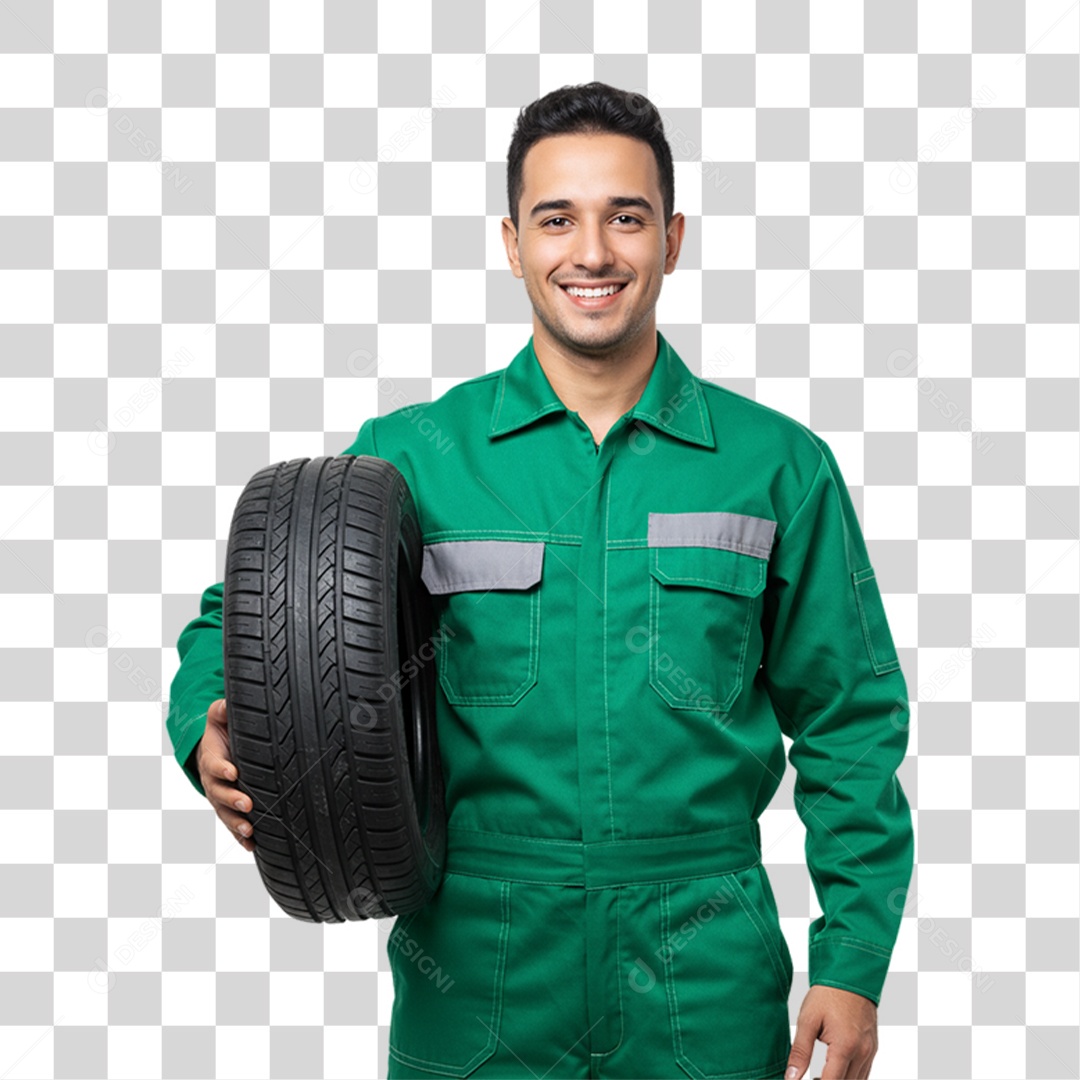 Profissional Mecânico PNG Transparente