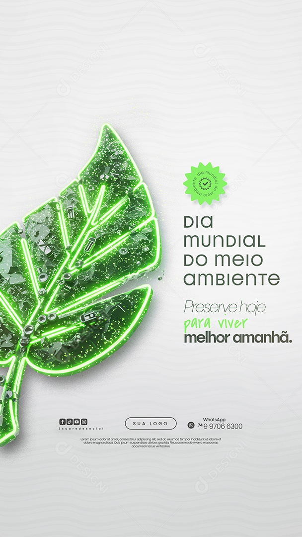 0Story Dia Mundial do Meio Ambiente 05 de Junho Social Media PSD Editável