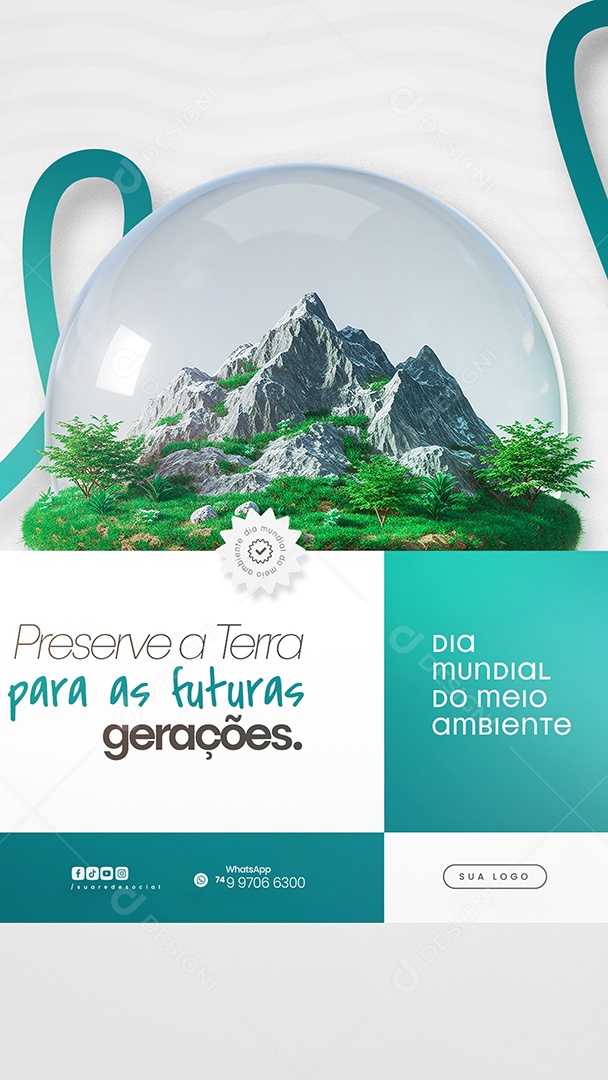 Story Dia Mundial do Meio Ambiente 05 de Junho Social Media PSD Editável