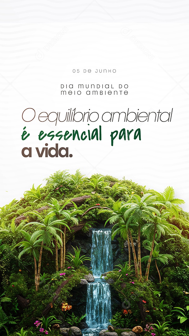 Story Dia Mundial do Meio Ambiente 05 de Junho Social Media PSD Editável