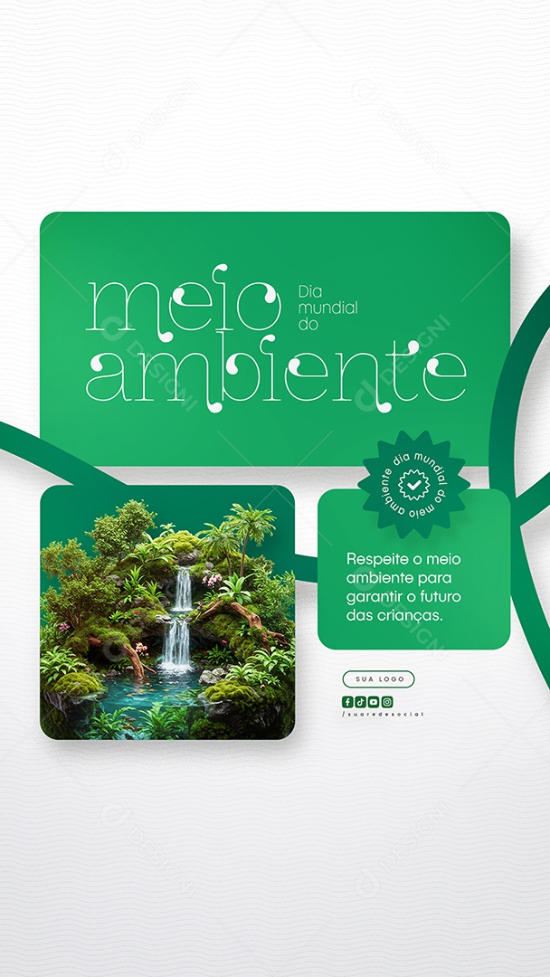 Story Dia Mundial do Meio Ambiente 05 de Junho Social Media PSD Editável