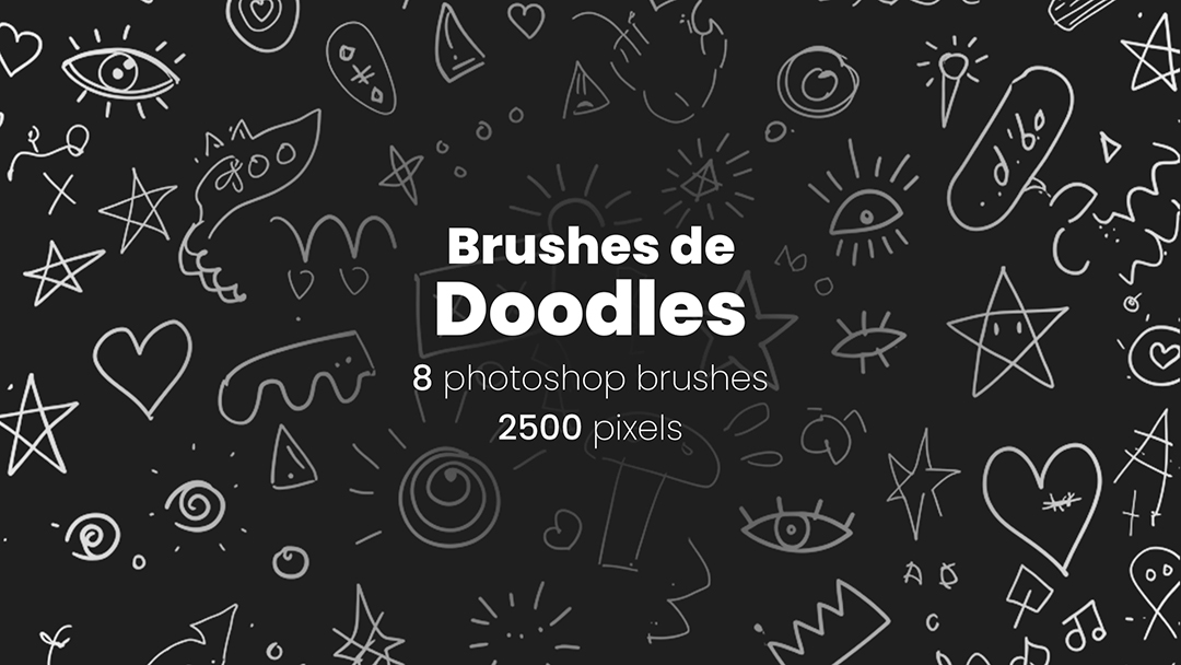 Doodles Ícones e Formas Brush ABR