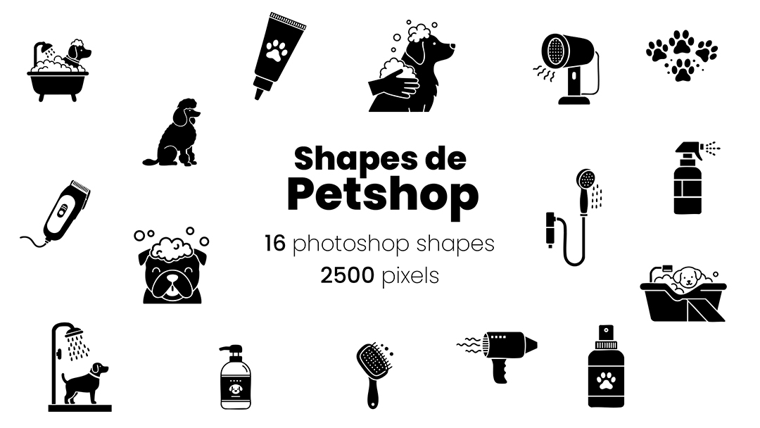 Ícones Petshop Shapes CSH