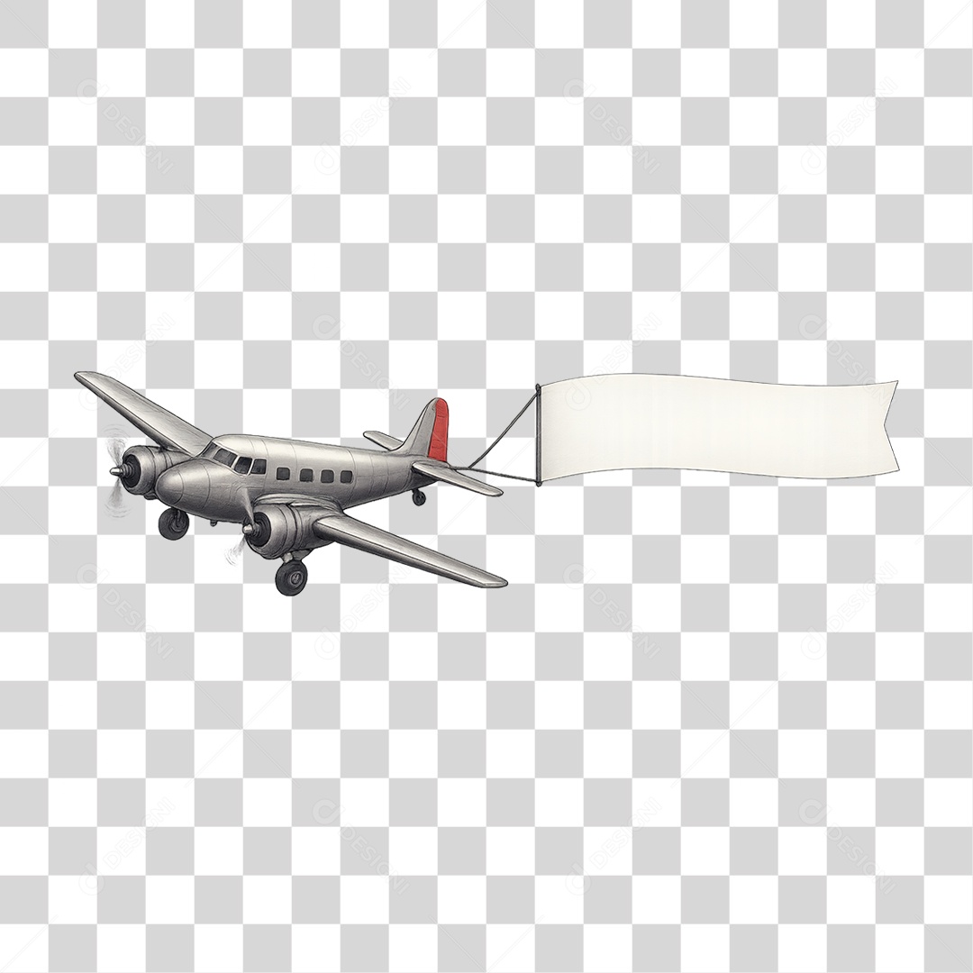 Avião Branco PNG Transparente