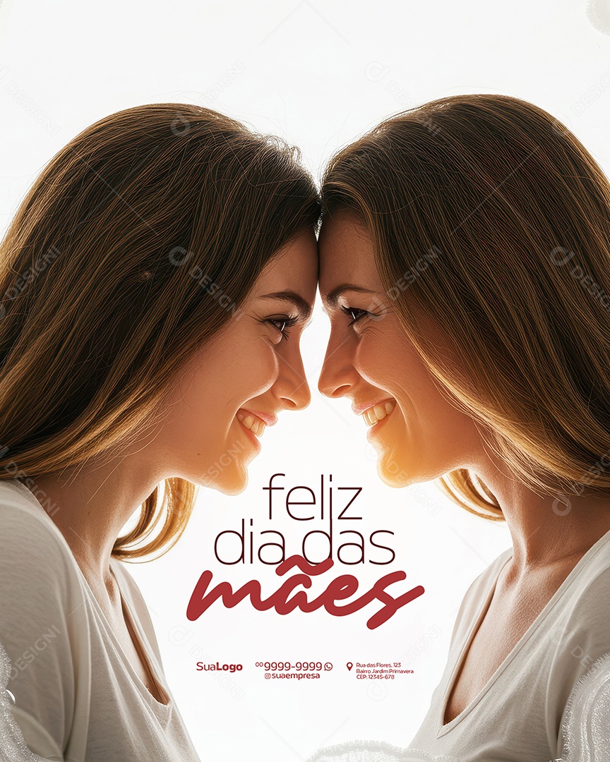 Feliz Dia das Mães 11 de Maio Social Media PSD Editável