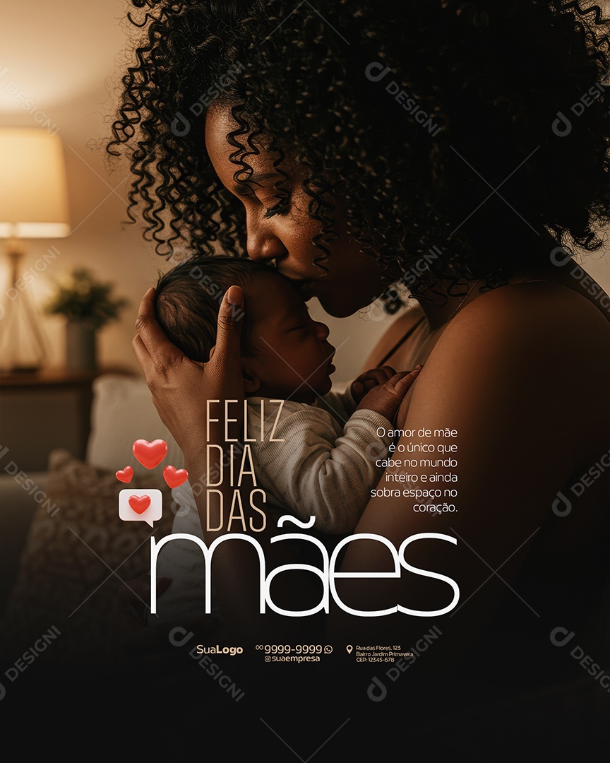 Feliz Dia das Mães 11 de Maio Social Media PSD Editável