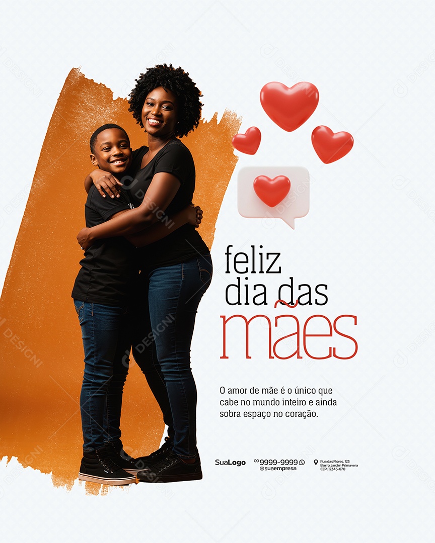 Feliz Dia das Mães 11 de Maio Social Media PSD Editável