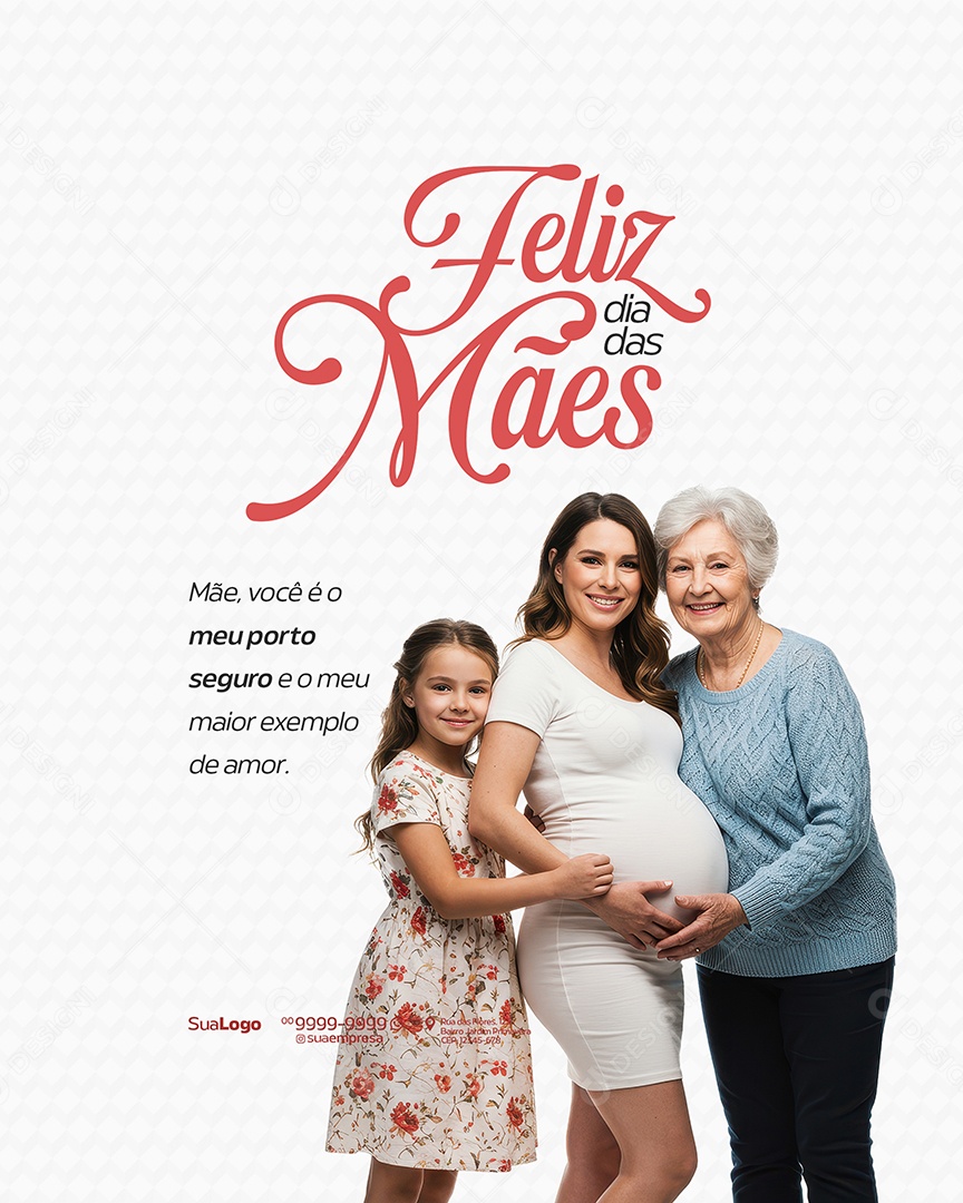 Feliz Dia das Mães 11 de Maio Social Media PSD Editável