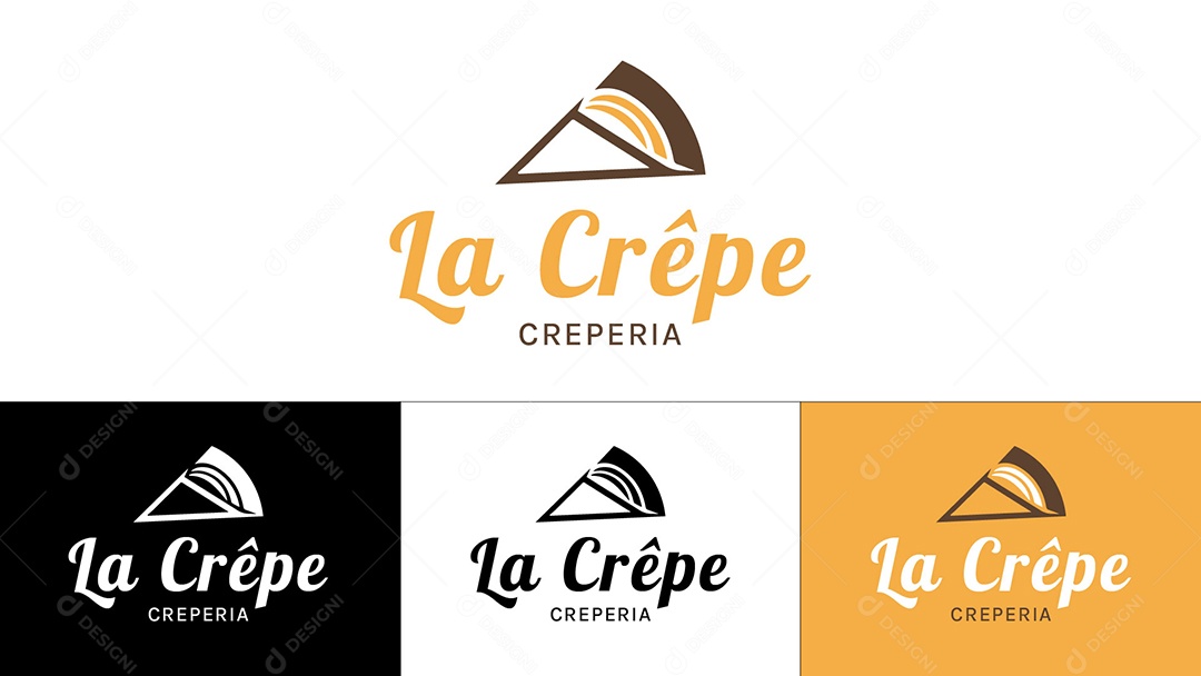 Logo de Creperia Ilustração Vetor EPS