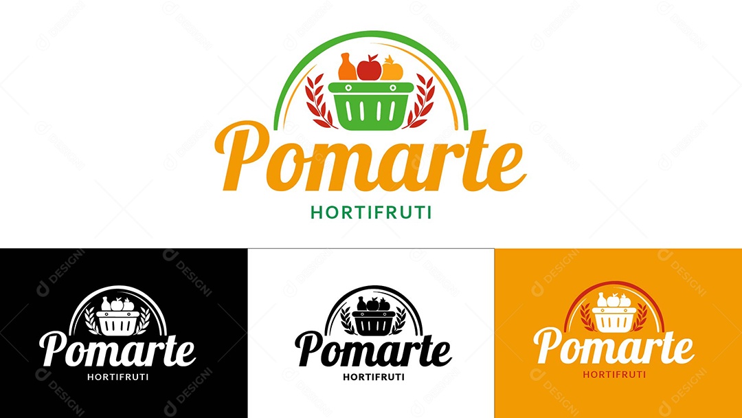 Logo de Hortifruti Ilustração Vetor EPS