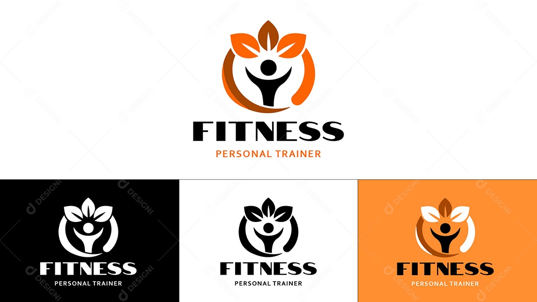 Logo de Personal Trainer Ilustração Vetor EPS