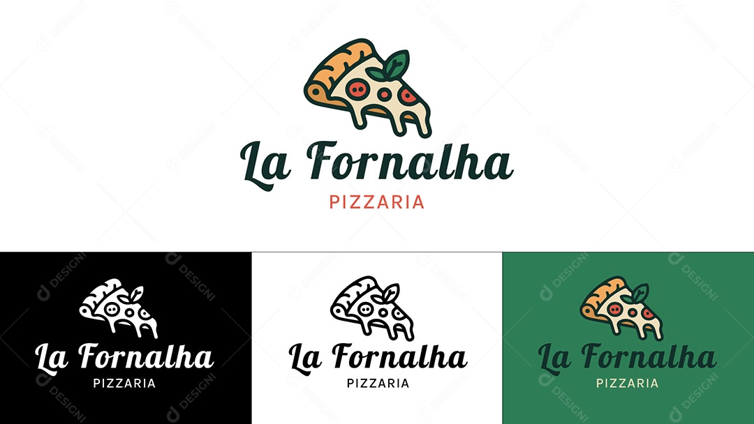 Logo de Pizzaria Ilustração Vetor EPS