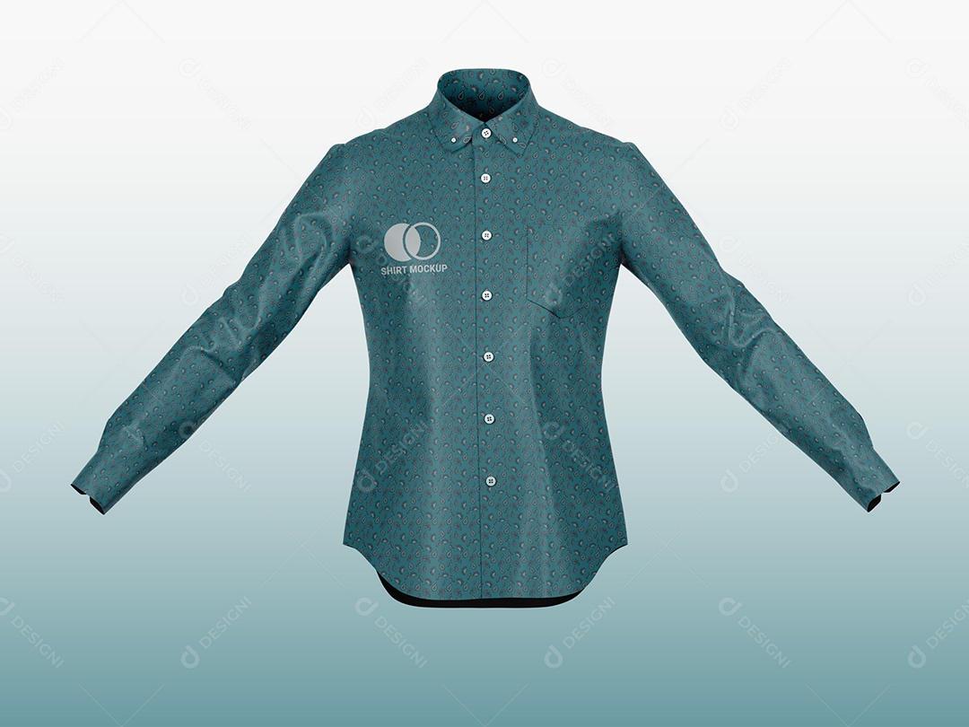 Camisa Mockup PSD Editável