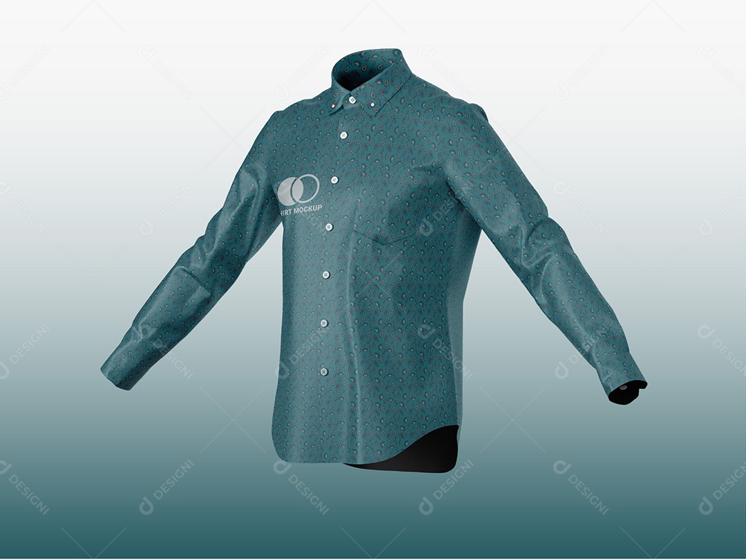 Camisa Mockup PSD Editável