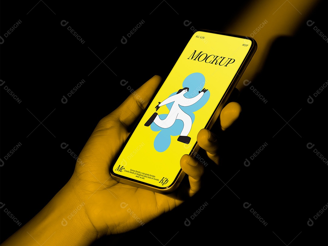 Celular Mockup PSD Editável