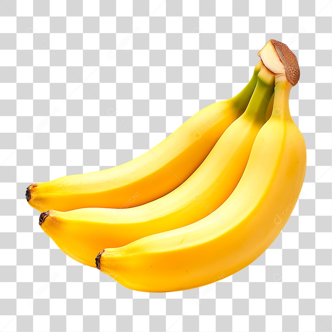 Bananas Madura PNG Transparente