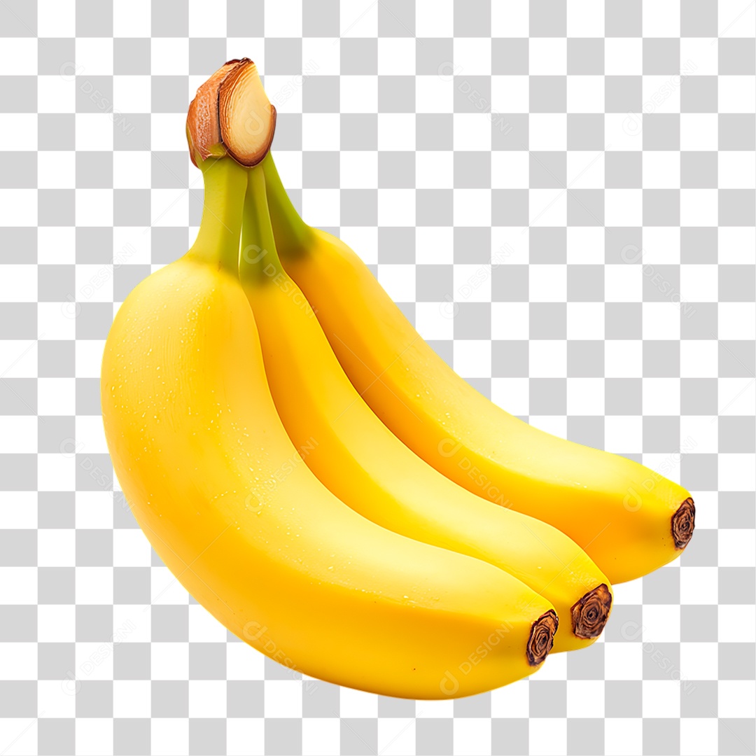 Bananas Madura PNG Transparente