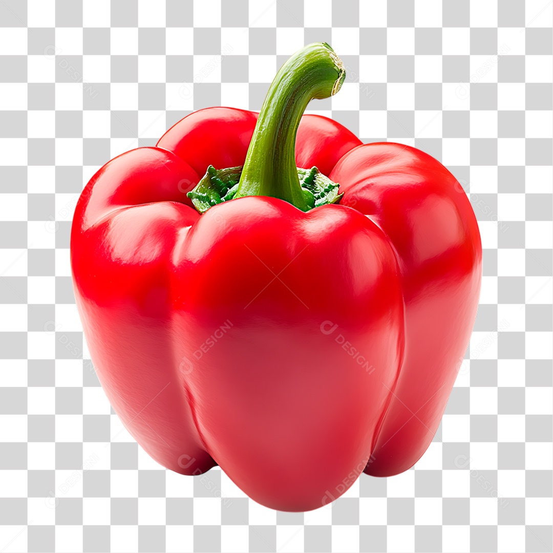 Pimentão Vermelho PNG Transparente