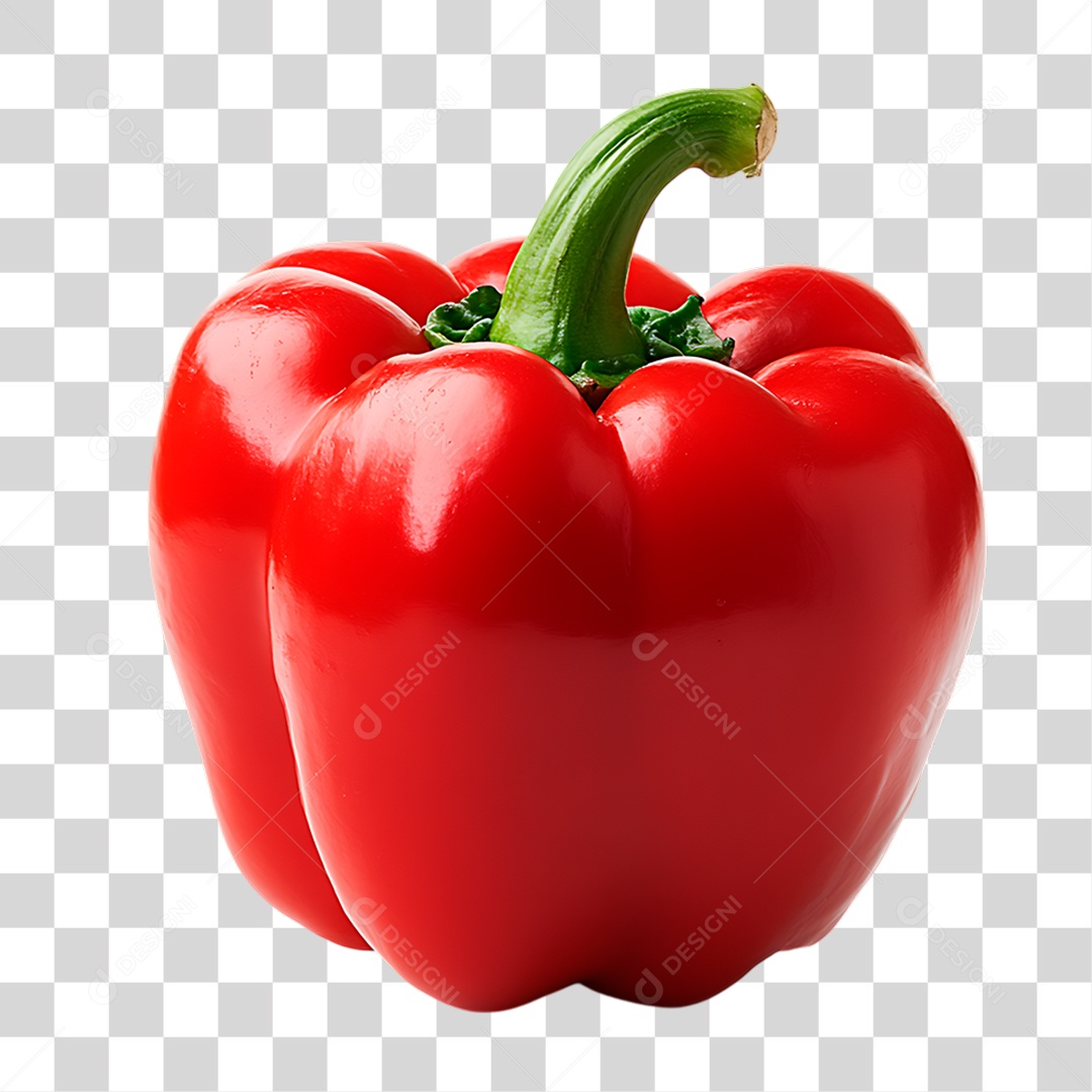 Pimentão Vermelho PNG Transparente