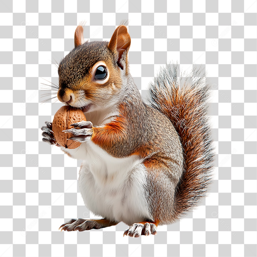 Esquilo PNG Transparente