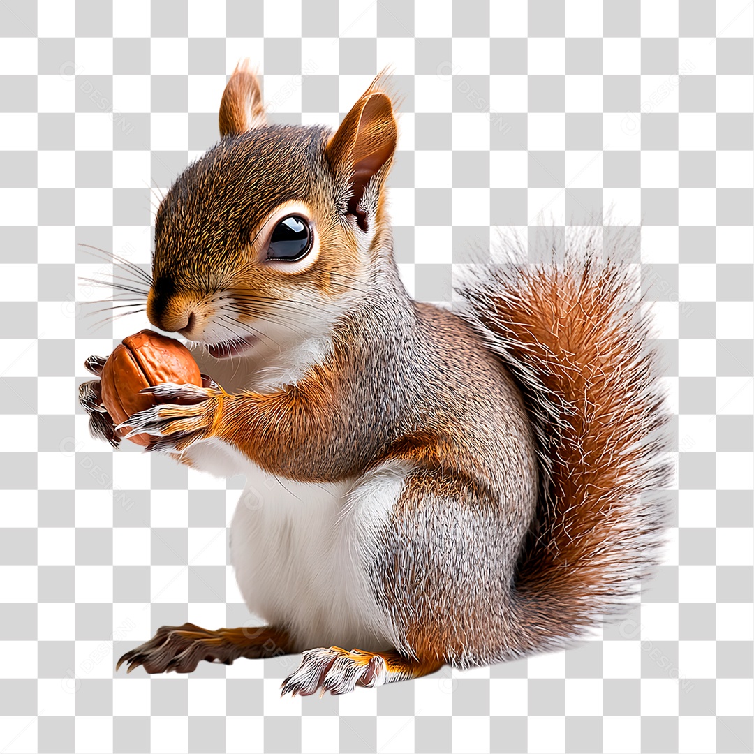 Esquilo PNG Transparente