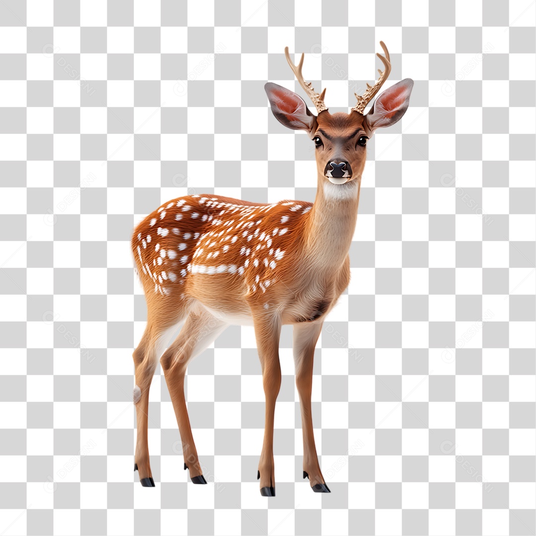 Filhote de Cervo PNG Transparente