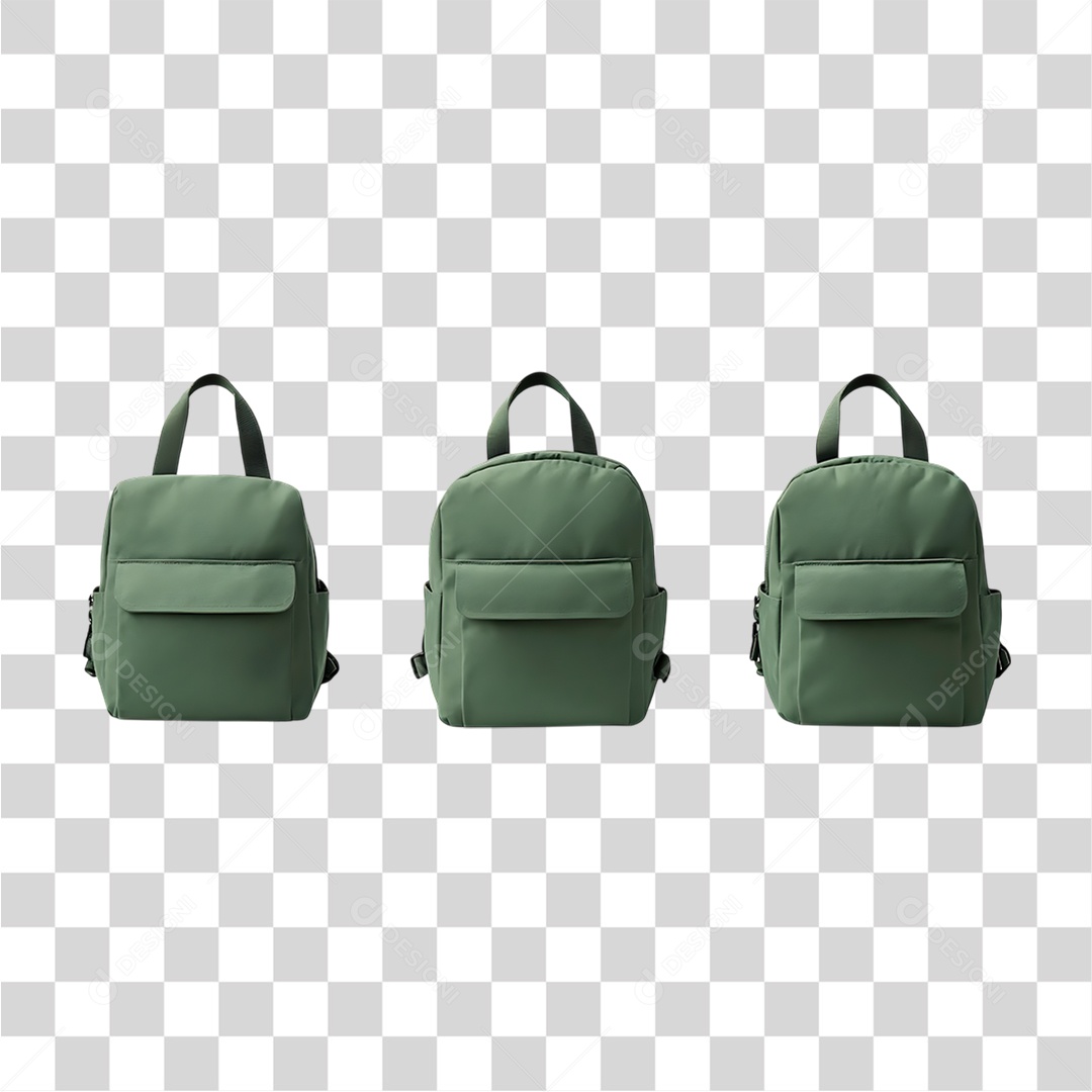 Mochilas Verdes PNG Transparente