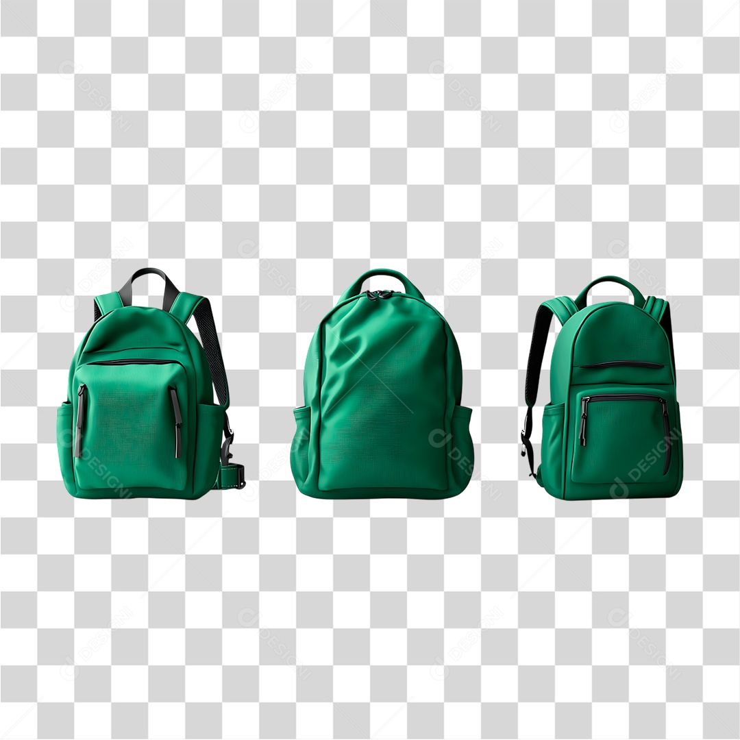 Mochilas Verdes PNG Transparente