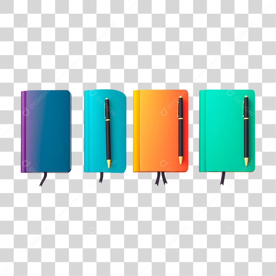 Cadernetas PNG Transparente