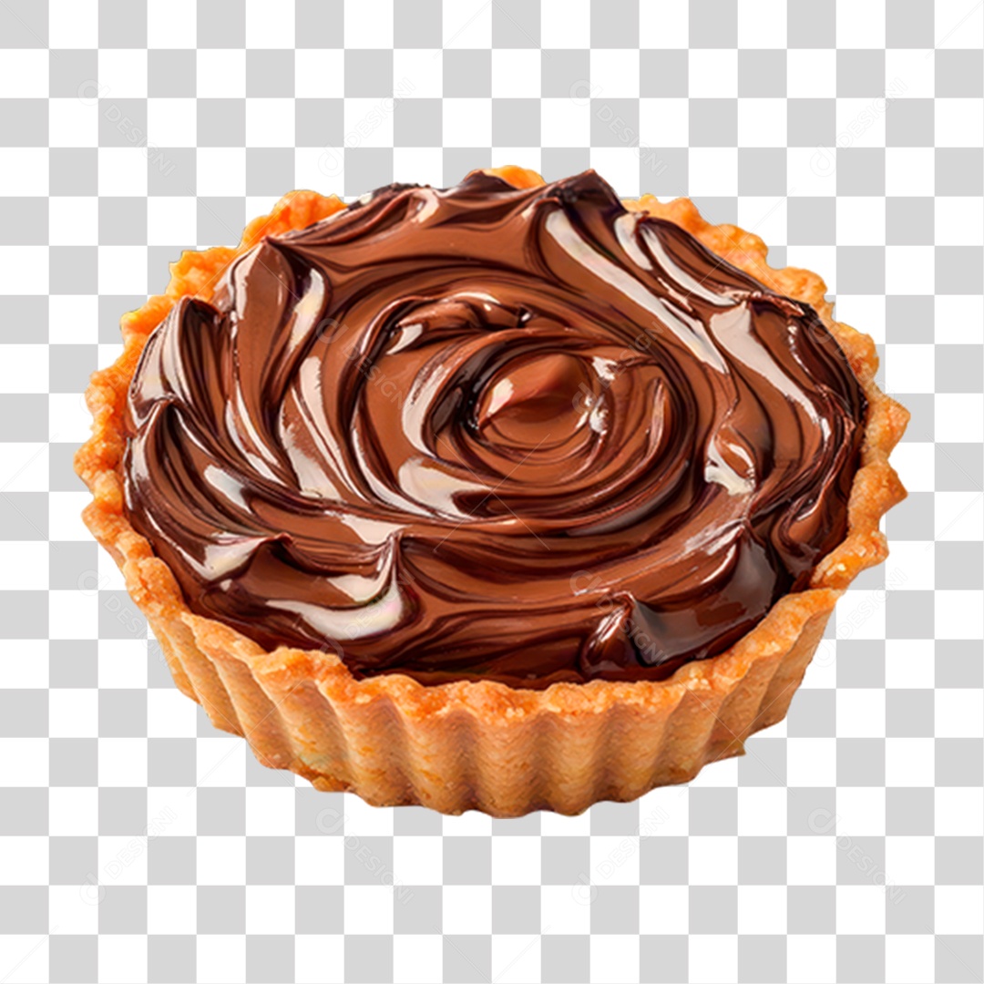 Torta de Chocolate PNG Transparente