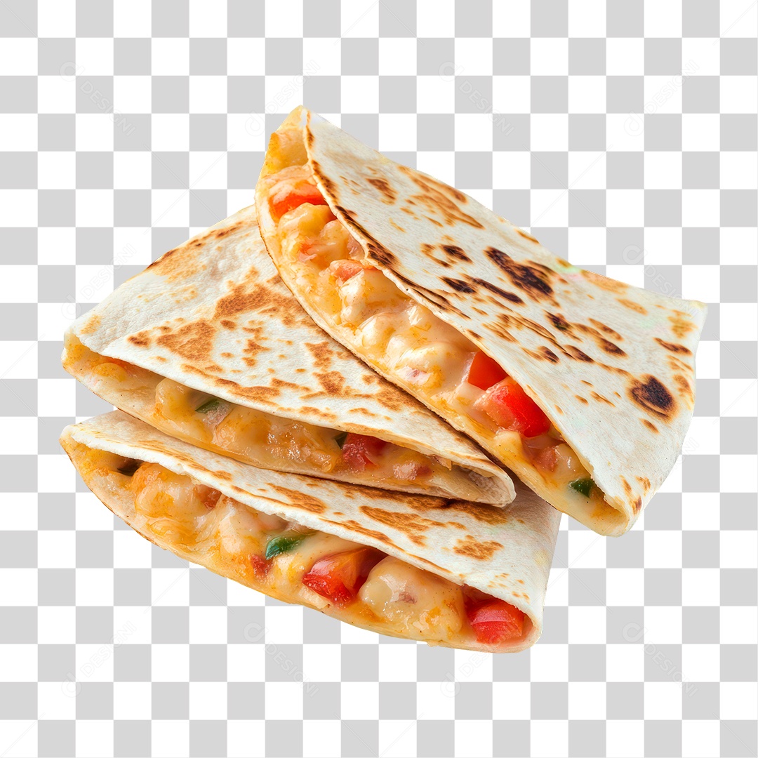 Quesadilla Burrito PNG Transparente