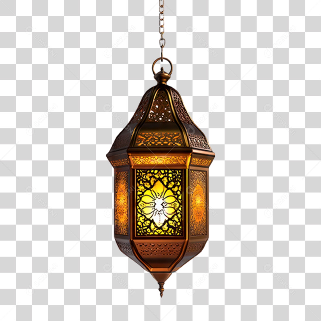 Lanterna Islâmica PNG Transparente