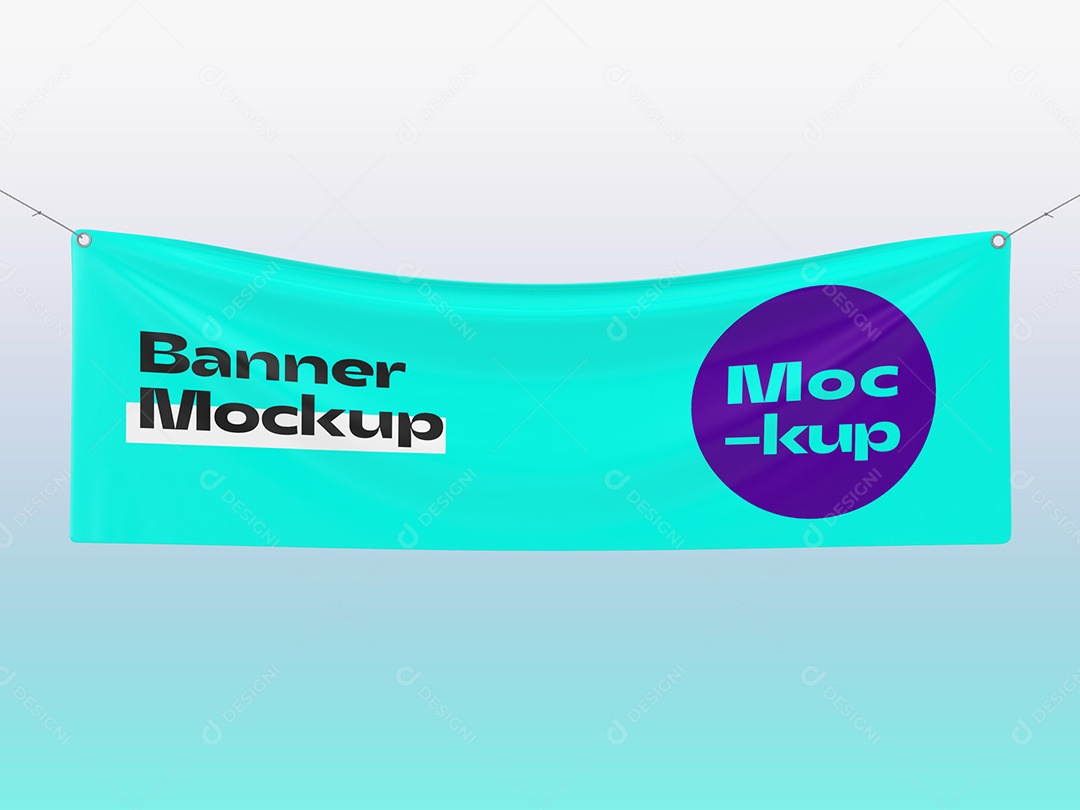 Banner Mockup PSD Editável