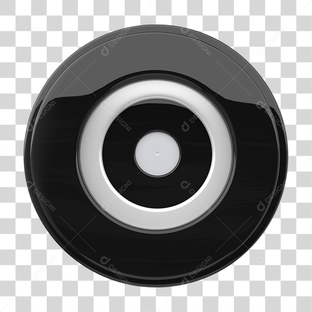 Elemento 3D Alvo de Arco e Flecha PNG Transparente