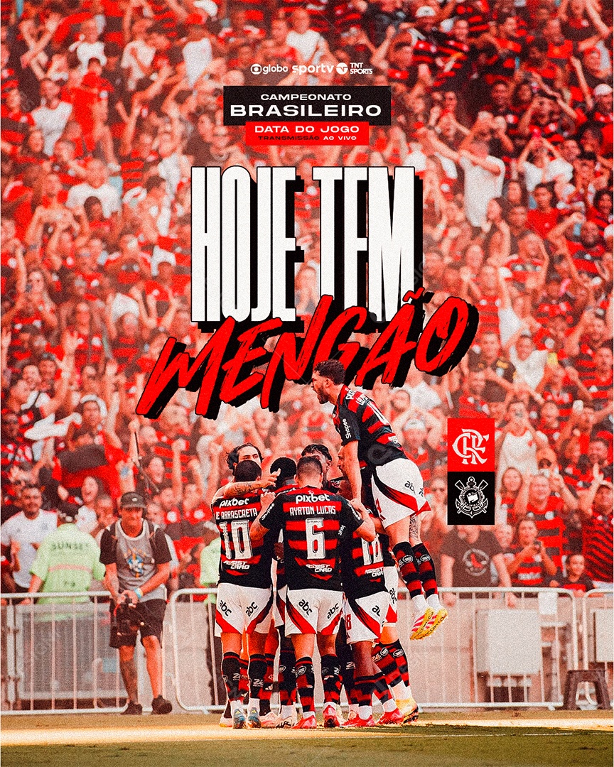 Feed Flyer Jogo De Futebol Social Mídia PSD Editável